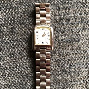 Coach silver watch